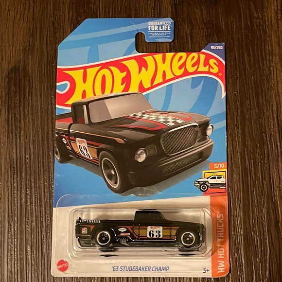 Hot Wheels 63 Studebaker Champ Red #155 Mainline 2024 Case H (In-Stock) New